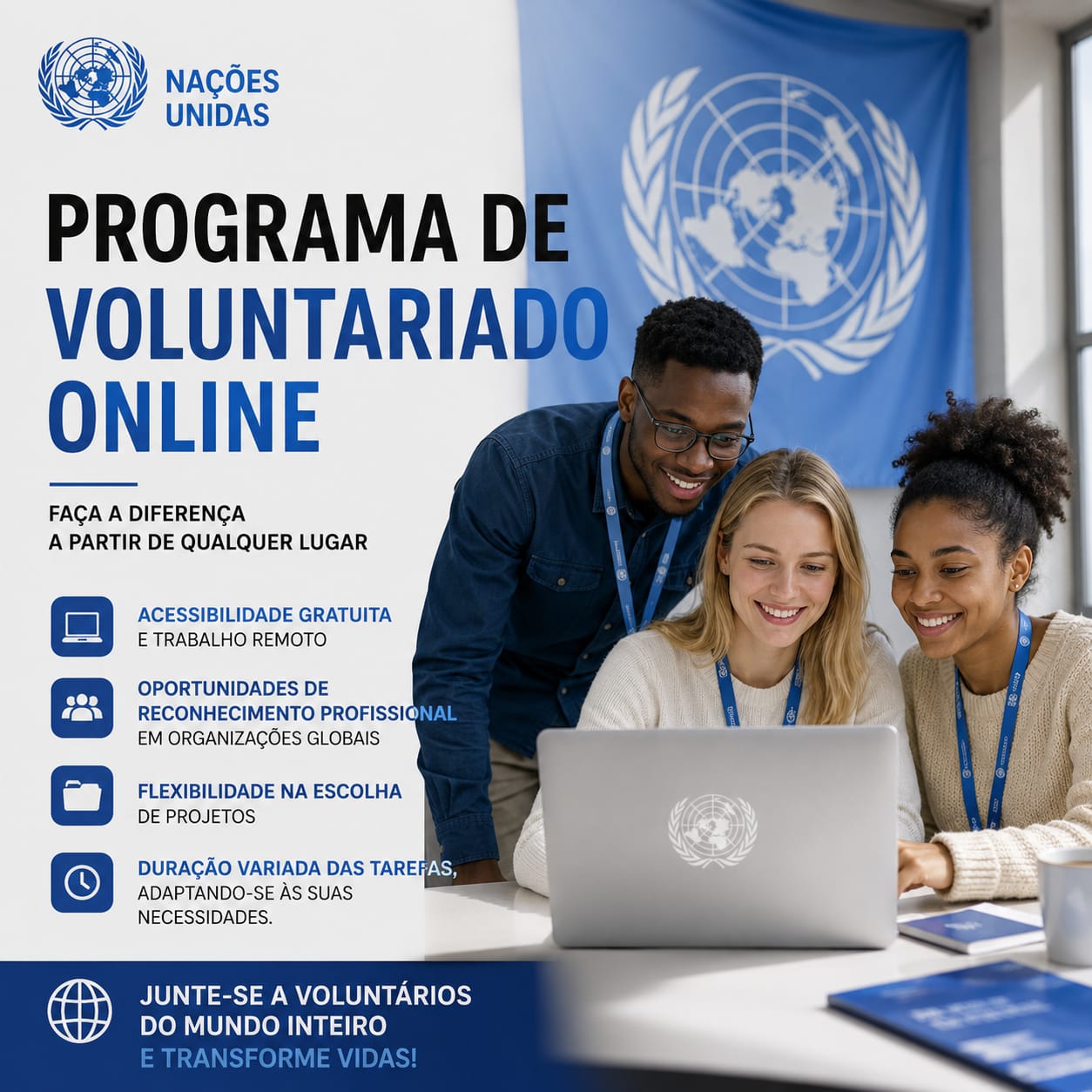 Programa de Voluntariado Online das Nações Unidas – ONU